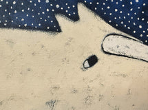 Original art for sale at UGallery.com | Moonstruck by Jaime Ellsworth | $2,000 | acrylic painting | 12' h x 36' w | thumbnail 4
