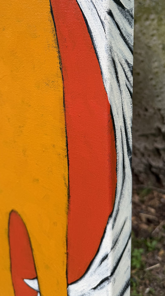 Palomino by Jaime Ellsworth |  Side View of Artwork 