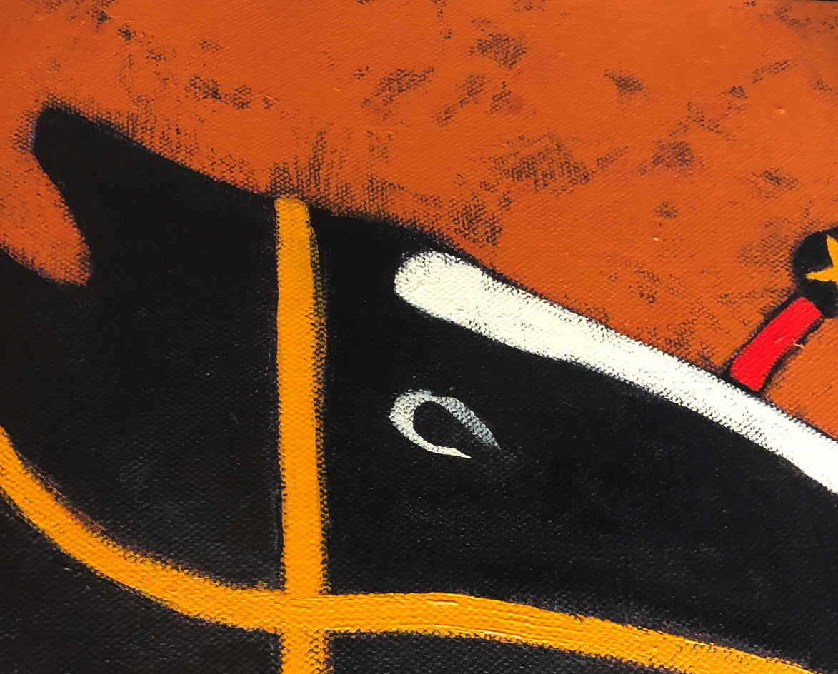 Pony Express by Jaime Ellsworth |  Closeup View of Artwork 