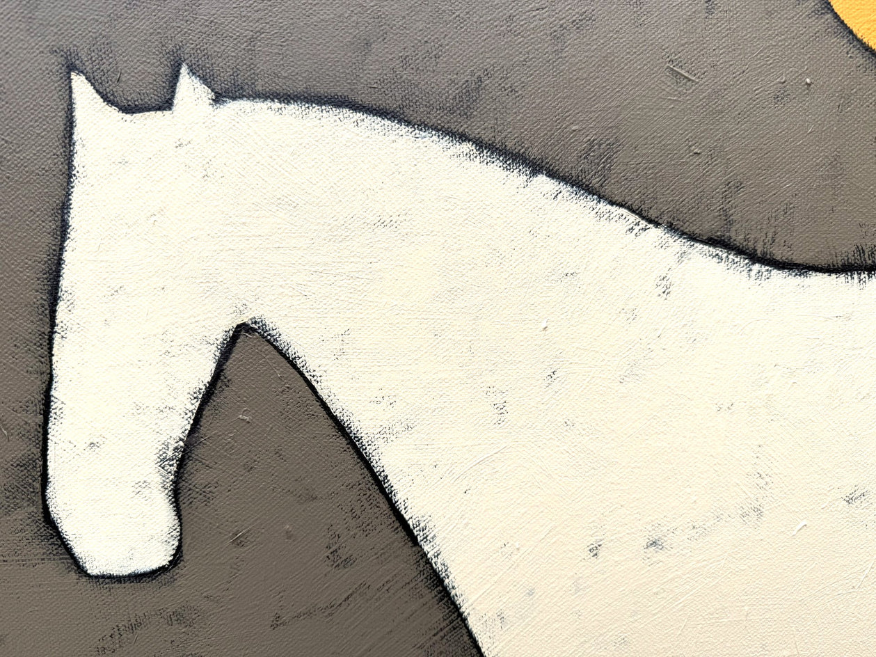 Sunset Herd by Jaime Ellsworth |  Closeup View of Artwork 