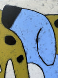 Original art for sale at UGallery.com | Unleashed by Jaime Ellsworth | $3,300 | acrylic painting | 36' h x 36' w | thumbnail 4