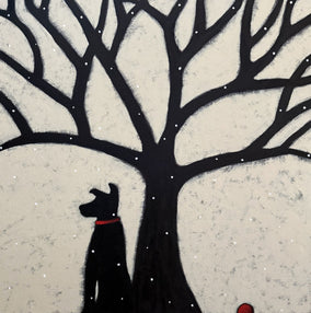 Original art for sale at UGallery.com | Winter by Jaime Ellsworth | $1,350 | acrylic painting | 24' h x 24' w