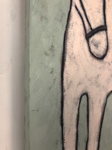 Little Black Dress by Jaime Ellsworth |  Side View of Artwork 