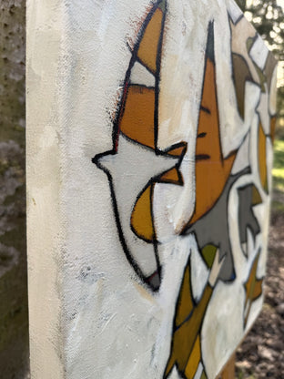 Sparrows by Jaime Ellsworth |  Side View of Artwork 