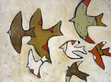 oil painting by Jaime Ellsworth titled Spring Flight