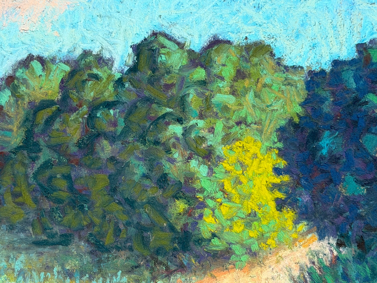 Boat Mooring, Town Landing by Jakki Kouffman |  Closeup View of Artwork 