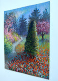 Original art for sale at UGallery.com | Butchart Gardens Reverie by Jakki Kouffman | $625 | pastel artwork | 12' h x 9' w | thumbnail 2