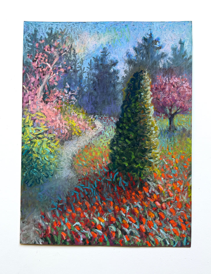 Butchart Gardens Reverie by Jakki Kouffman |  Context View of Artwork 