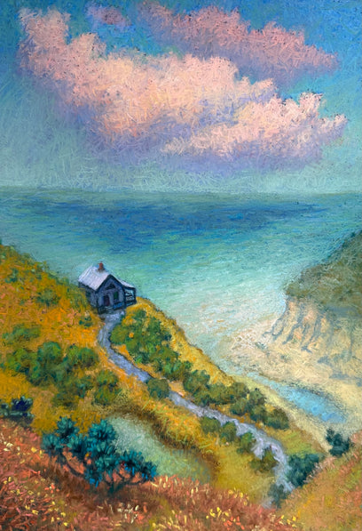 Cloud Shadow, Fall Grasses by Jakki Kouffman | Artwork Main Image