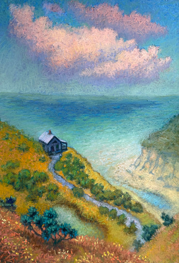 Cloud Shadow, Fall Grasses by Jakki Kouffman |  Artwork Main Image 