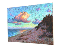 Original art for sale at UGallery.com | Dune Shadow, Last Glow by Jakki Kouffman | $625 | pastel artwork | 9' h x 11.75' w | thumbnail 2