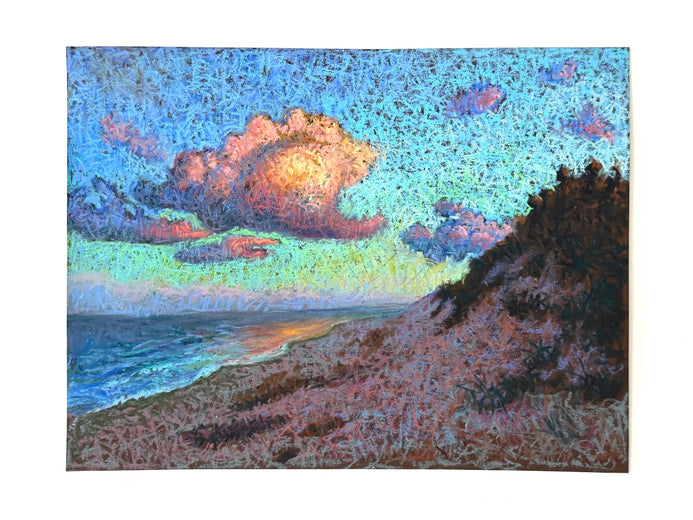 Dune Shadow, Last Glow by Jakki Kouffman |  Context View of Artwork 