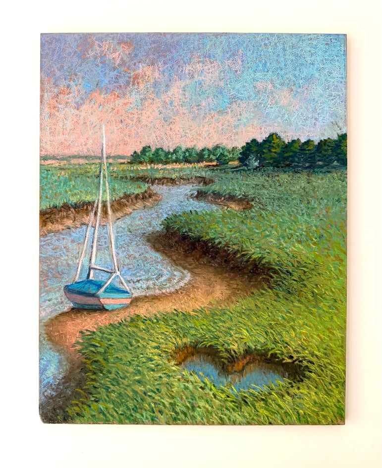 Low Tide on the Bar by Jakki Kouffman |  Context View of Artwork 