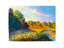 Original art for sale at UGallery.com | Sunset at Meetinghouse Road Marsh by Jakki Kouffman | $625 | pastel artwork | 9' h x 12' w | thumbnail 3