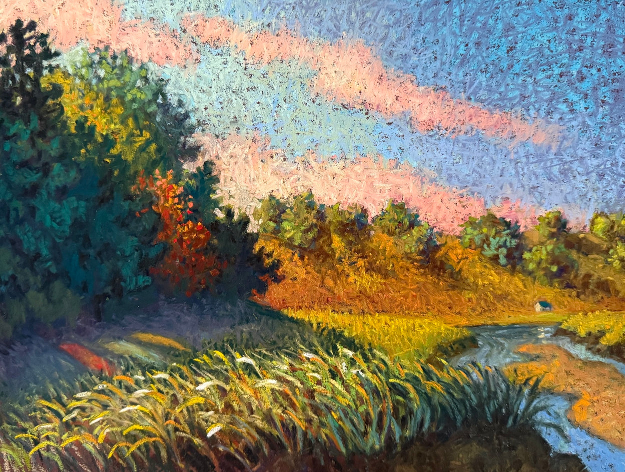 Sunset at Meetinghouse Road Marsh by Jakki Kouffman |  Artwork Main Image 