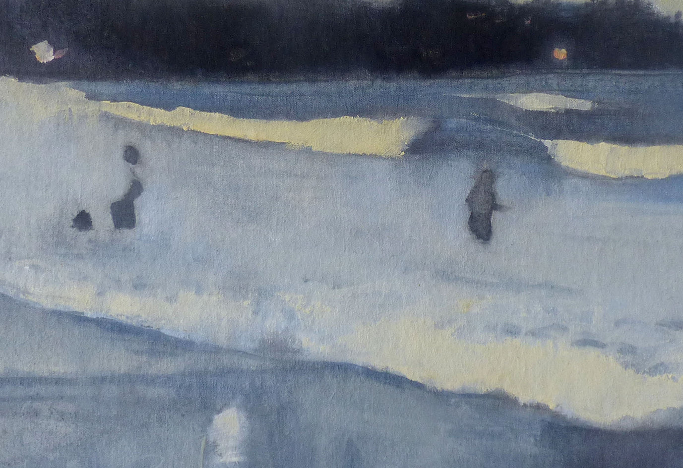 Playita Azulita by Jamal Sultan |  Closeup View of Artwork 