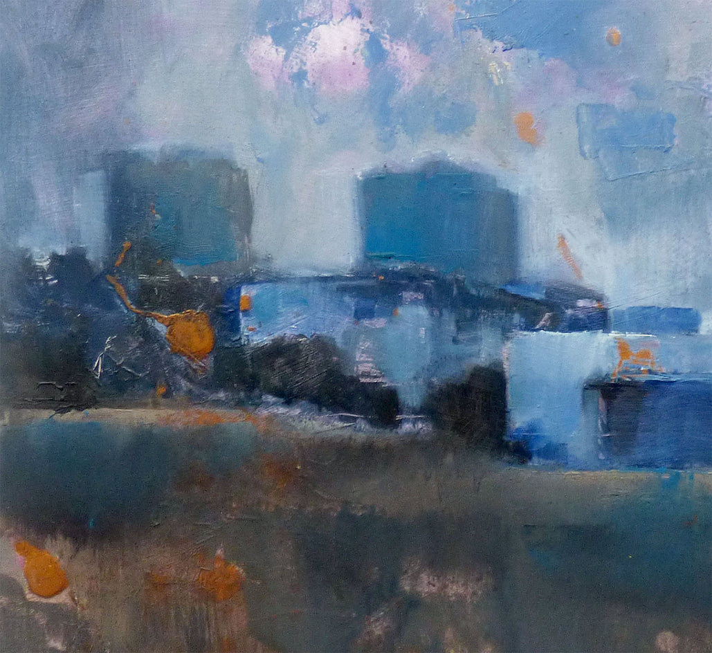 Vista Desde La Clinica by Jamal Sultan |  Closeup View of Artwork 