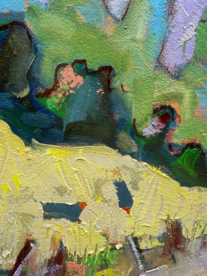 Afternoon Colors by James Hartman |  Closeup View of Artwork 