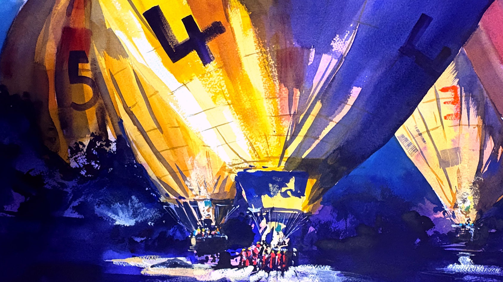 Ballooners by James Nyika |  Closeup View of Artwork 