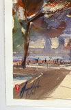 Original art for sale at UGallery.com | Capitol Afternoon by James Nyika | $600 | watercolor painting | 20' h x 16' w | thumbnail 2