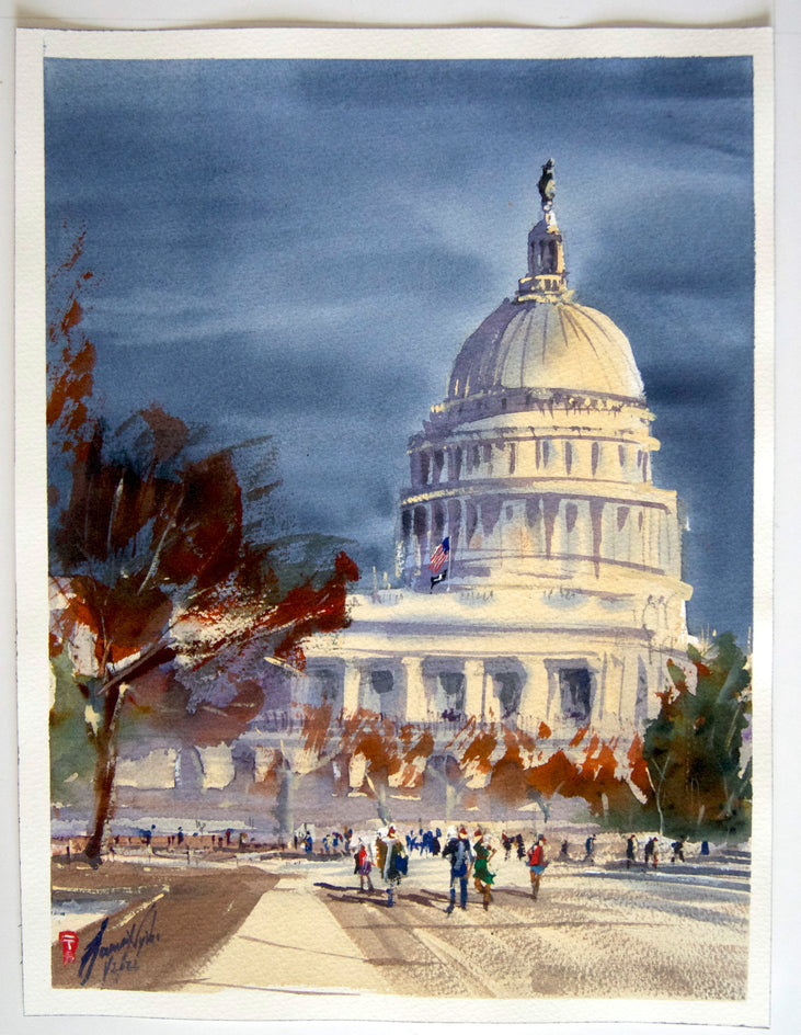 Capitol Afternoon by James Nyika |  Context View of Artwork 