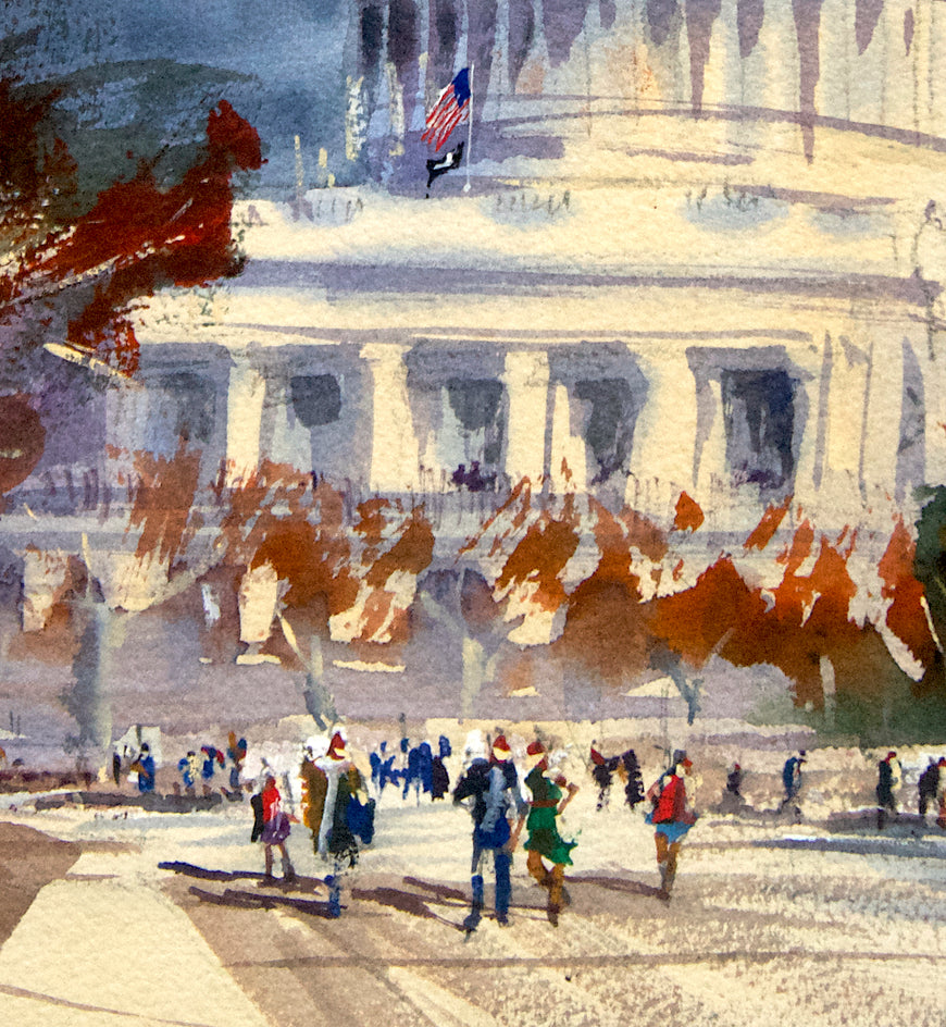 Capitol Afternoon by James Nyika |  Closeup View of Artwork 