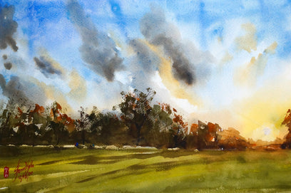 Fairwood Park Sunset by James Nyika | Artwork Main Image