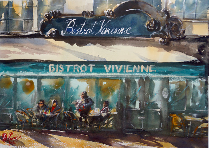 Le Bistrot Vivienne by James Nyika |  Artwork Main Image 
