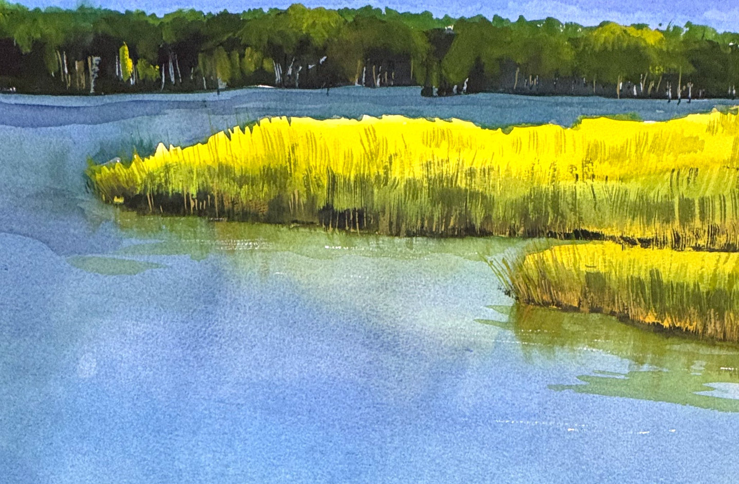 Marsh by James Nyika |  Closeup View of Artwork 