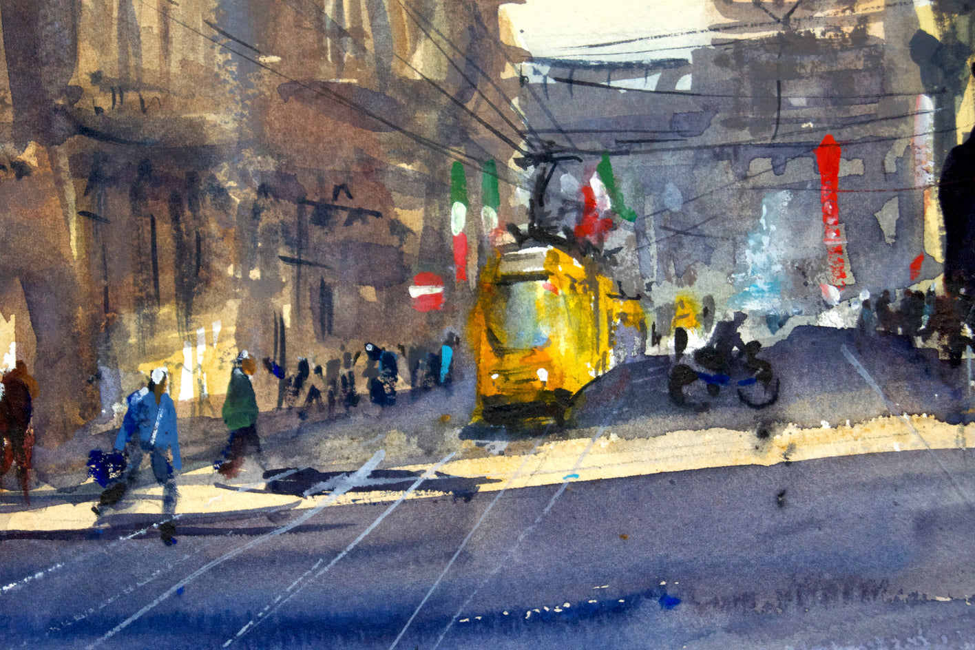 Milan I by James Nyika |  Closeup View of Artwork 