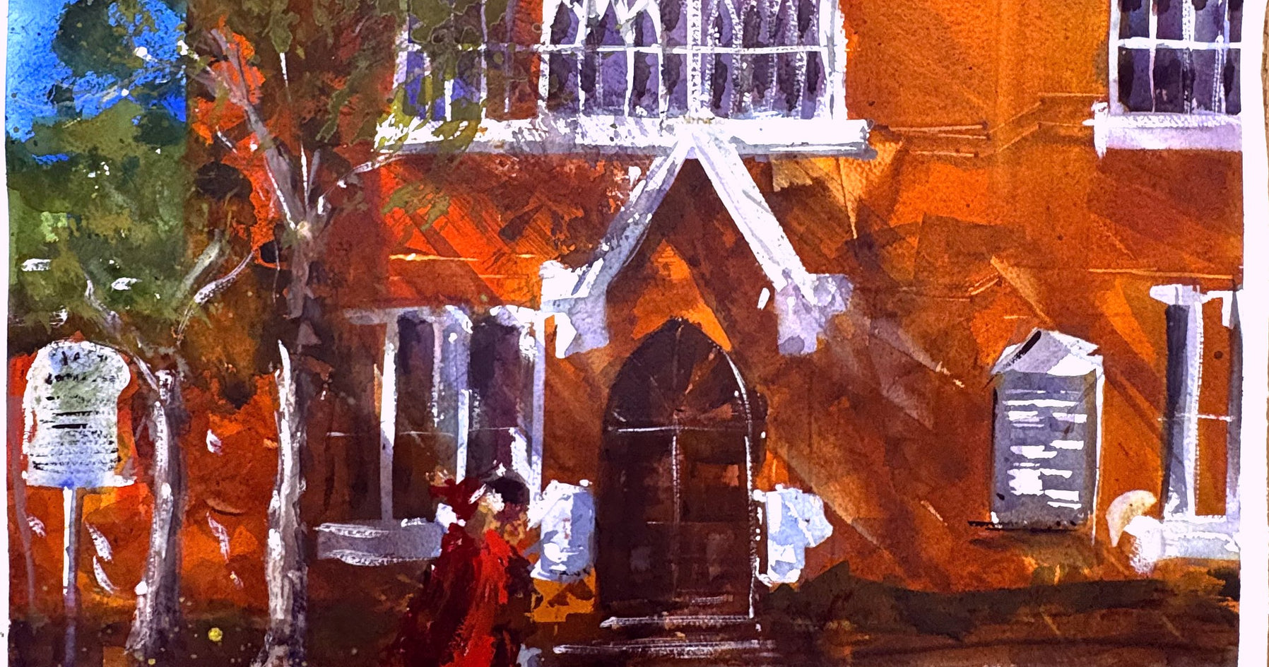 Shiloh Baptist Church by James Nyika |  Closeup View of Artwork 