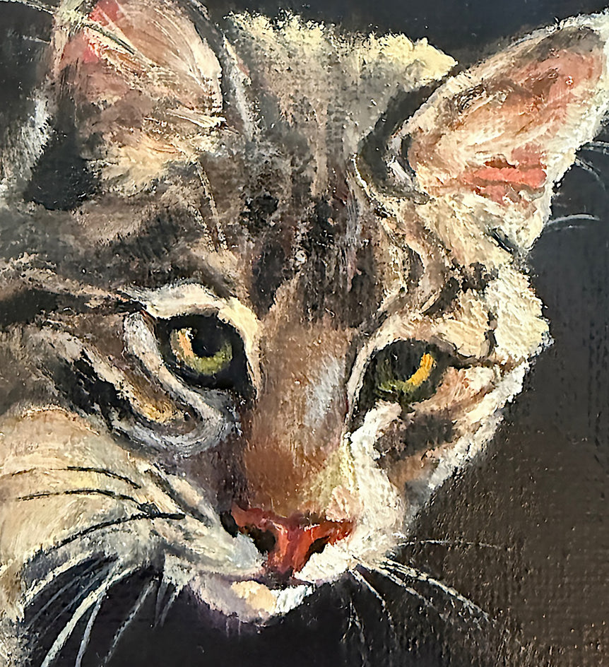 In Toquima Cave by Jan Fontecchio Perley |  Closeup View of Artwork 