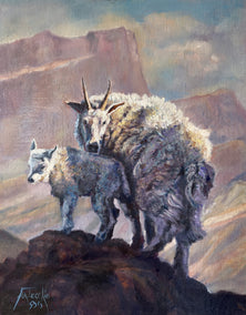 oil painting by Jan Fontecchio Perley titled On High Places