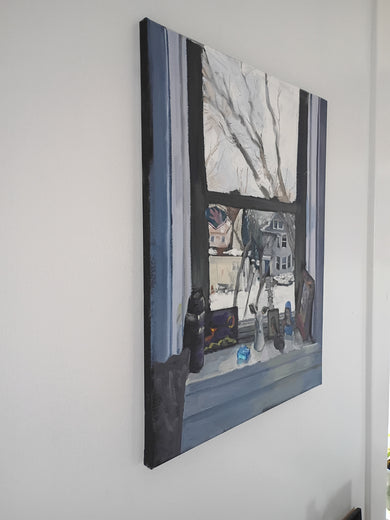 Imbolc by Jane Thorn |  Side View of Artwork 