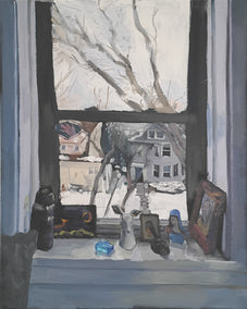 oil painting by Jane Thorn titled Imbolc