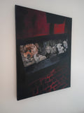 Original art for sale at UGallery.com | M3GAN by Jane Thorn | $700 | oil painting | 20' h x 16' w | thumbnail 2