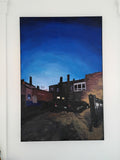 Original art for sale at UGallery.com | North Shore and Clark, April 23, 2025, 8:17PM by Jane Thorn | $1,400 | oil painting | 36' h x 24' w | thumbnail 3