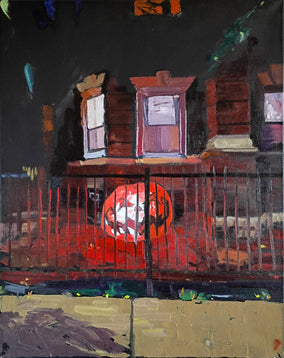 Original art for sale at UGallery.com | Samhain by Jane Thorn | $800 | oil painting | 20' h x 16' w