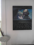 Original art for sale at UGallery.com | The Hunger by Jane Thorn | $750 | oil painting | 16' h x 20' w | thumbnail 3