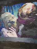 Original art for sale at UGallery.com | The Hunger by Jane Thorn | $750 | oil painting | 16' h x 20' w | thumbnail 4