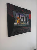 Original art for sale at UGallery.com | The Shadow by Jane Thorn | $750 | oil painting | 16' h x 20' w | thumbnail 2