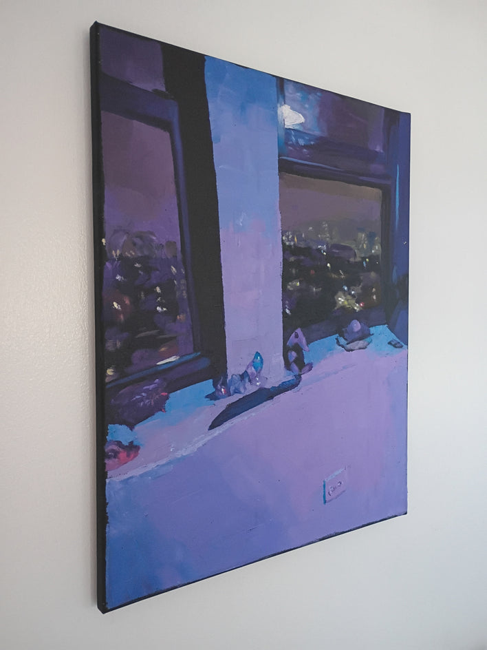 The Stones Shall Make a Throne for Me by Jane Thorn |  Side View of Artwork 
