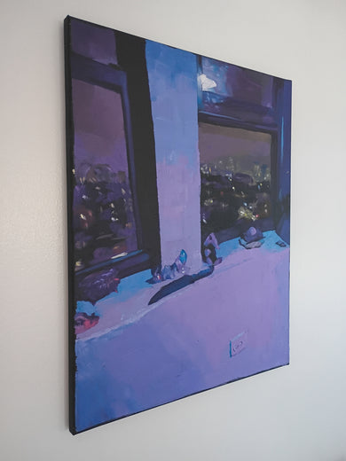 The Stones Shall Make a Throne for Me by Jane Thorn |  Side View of Artwork 