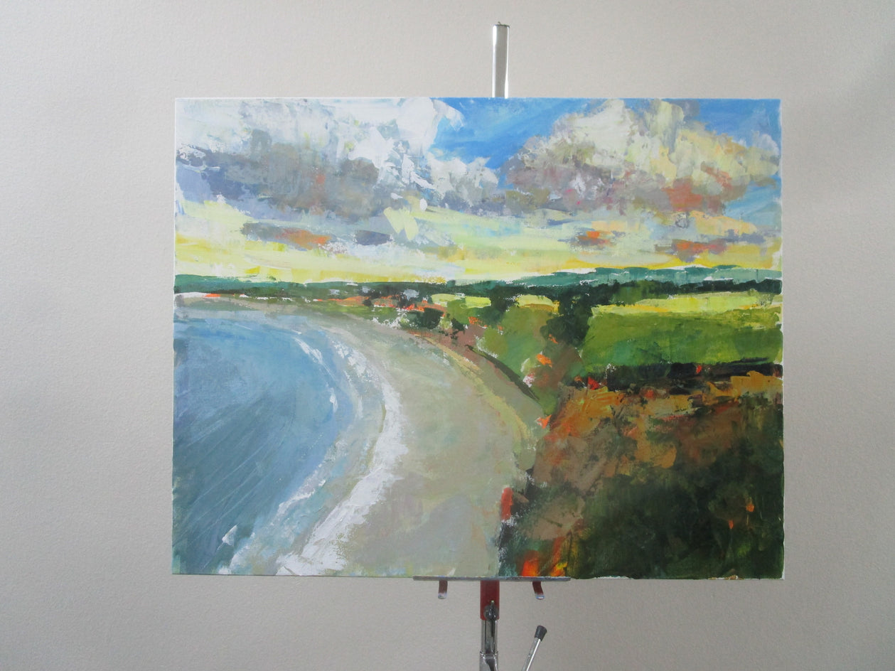 Above the Beach by Janet Dyer |  Context View of Artwork 