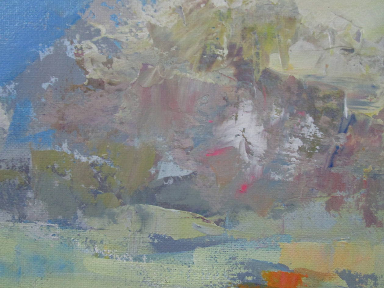 Above the Beach by Janet Dyer |  Closeup View of Artwork 