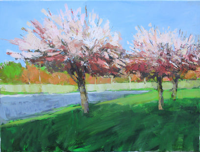 Blooming Trees by Janet Dyer | Artwork Main Image