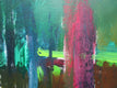 Original art for sale at UGallery.com | Colorful Woods by Janet Dyer | $2,875 | acrylic painting | 30' h x 40' w | thumbnail 4