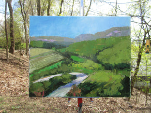 Curve in the Road by Janet Dyer |  Context View of Artwork 