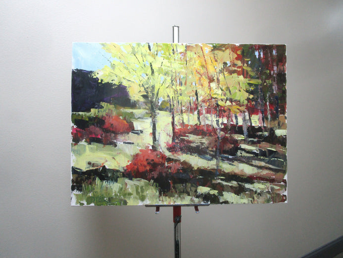 Edge of the Woods II by Janet Dyer |  Context View of Artwork 