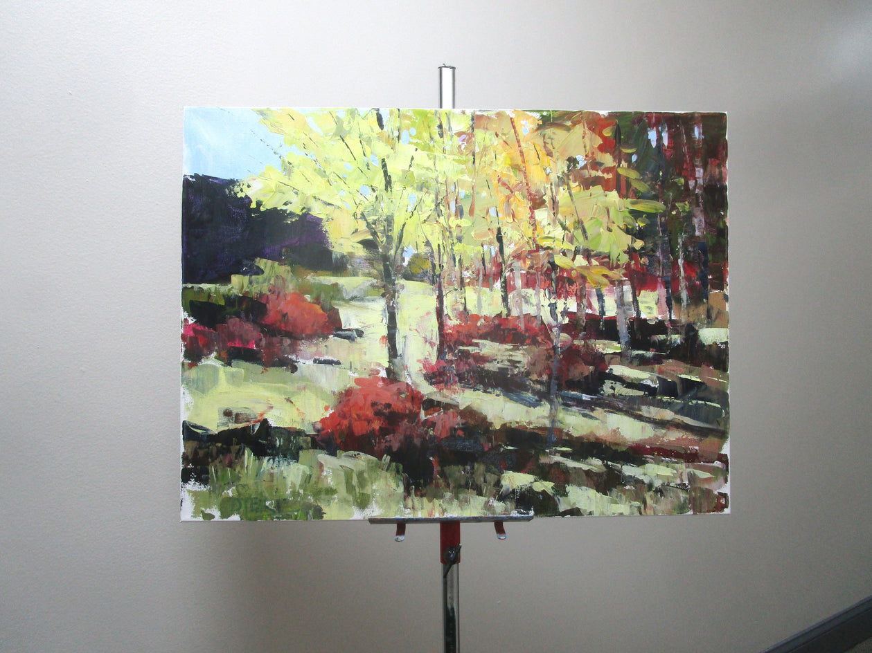 Edge of the Woods II by Janet Dyer |  Context View of Artwork 